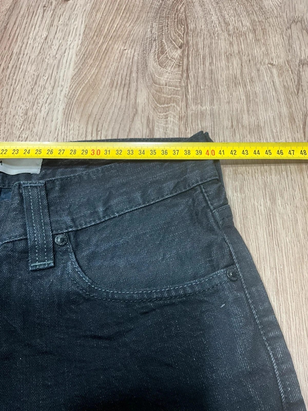Jean Levi's 511 Slim W33 L34 Vintage 100% Coton Noir Délavé – photo 13